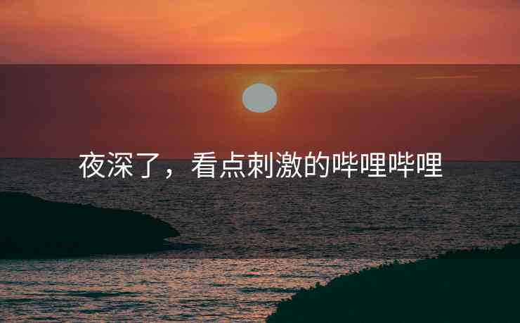 夜深了，看点刺激的哔哩哔哩