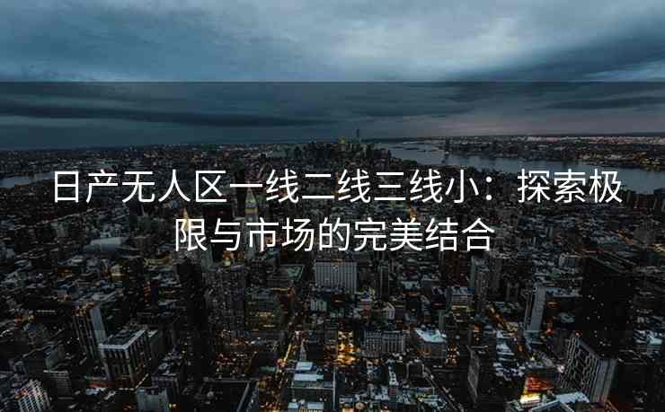 日产无人区一线二线三线小：探索极限与市场的完美结合