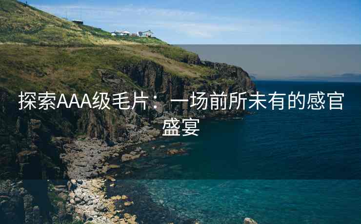 探索AAA级毛片：一场前所未有的感官盛宴