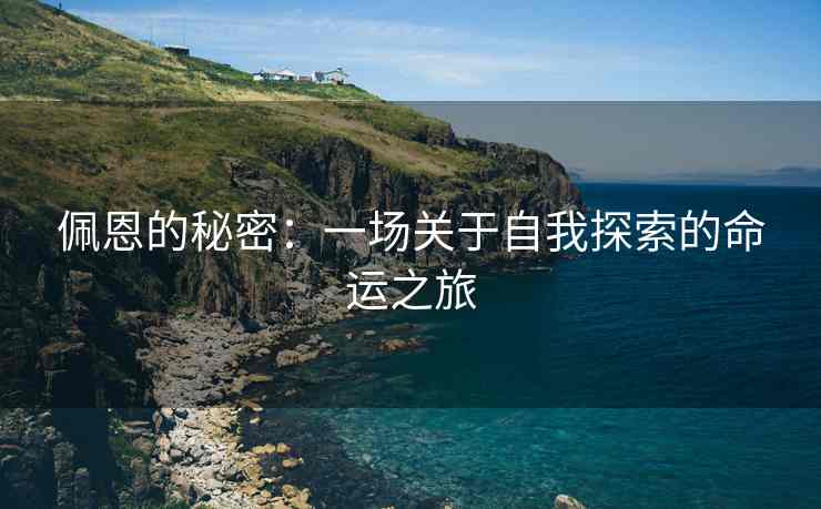 佩恩的秘密：一场关于自我探索的命运之旅